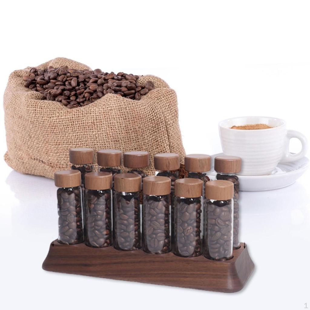 Coffee Bean Storage Tube Organization Single Dose Sealed Lid Jar for Retail Countertop Bar