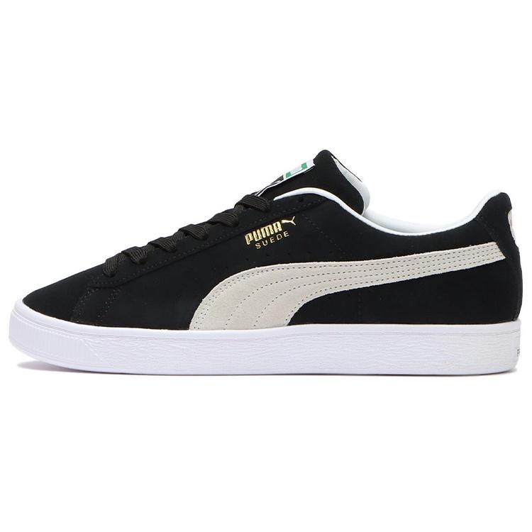 PUMA Suede Casual Skateboarding Shoes Unisex Black White Men s 380706-01 EU 36