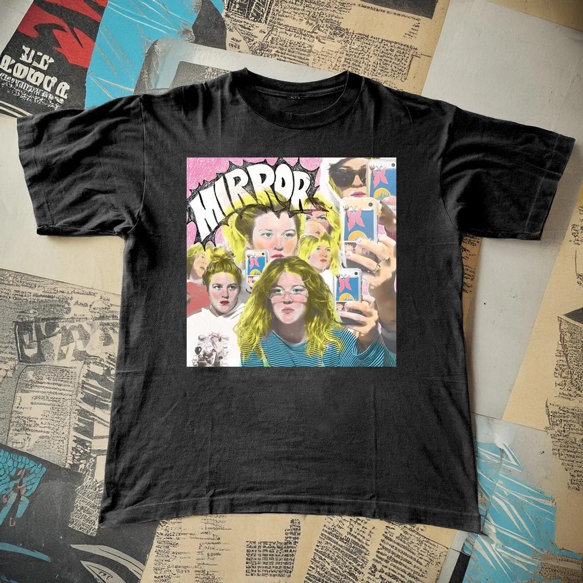 Grace Ives - Mirror black Cotton Shirt All size S-5XL L198 XS