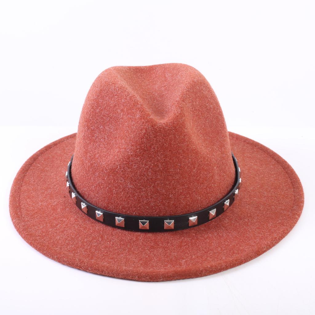 Popular European and American High-end Wool Top Hat, Men's and Women's Fashion Versatile Elegant Top Hat Jazz Hat