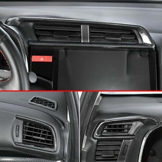 4X Front Dashboard AC Air Vent Outlet Cover Trim For Honda Fit Jazz 2014-2019