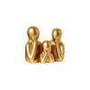 Couple Embracing Sculpture Abstract Family Sculpture Sculpture of A Family of Three  Bedroom Decor