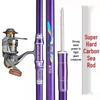 5-Layer Long Cast Fishing Rod with Metal Reel Seat and Ground Insert