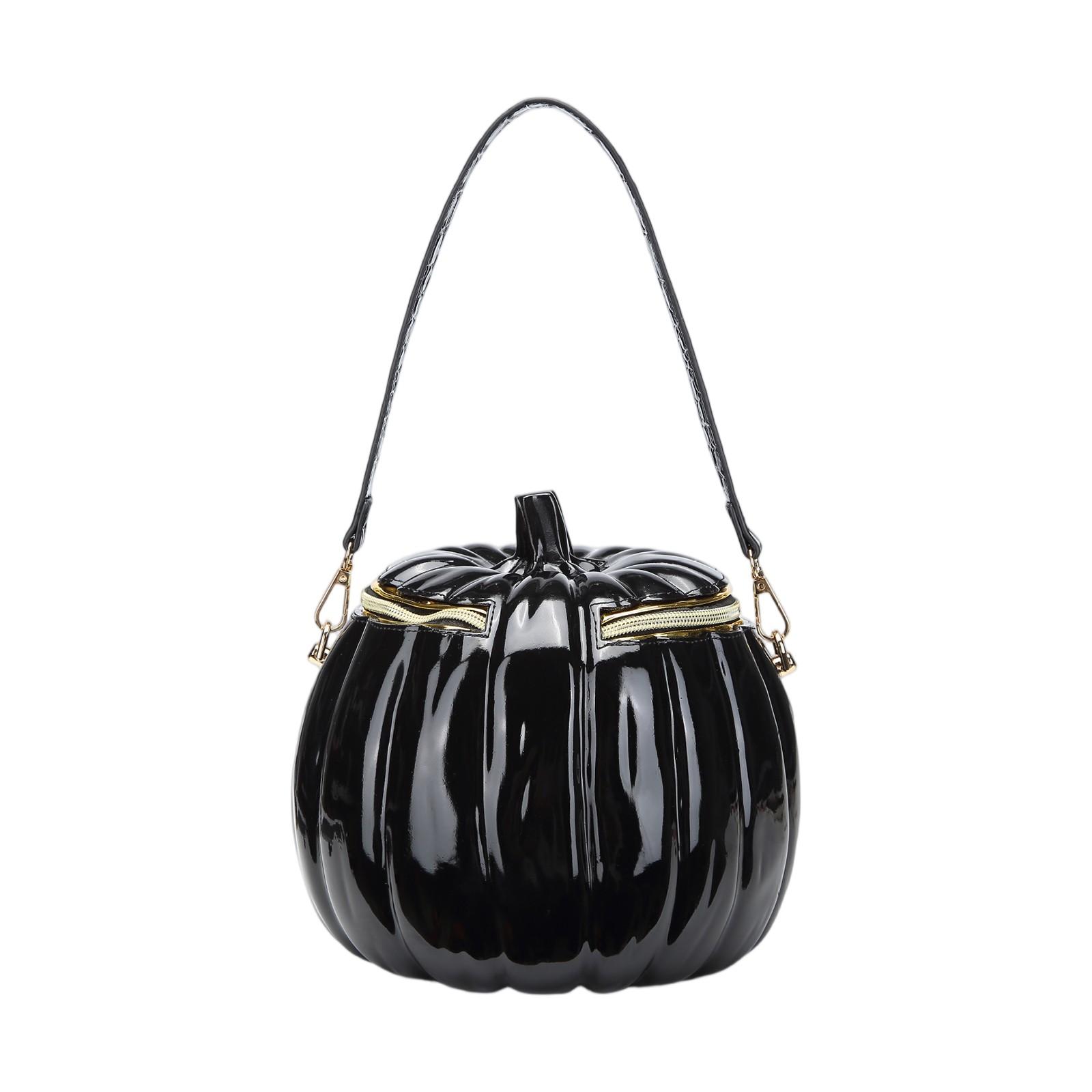 Halloween Simulation Pumpkin Bag Handheld Single Shoulder Crossbody Multifunctional Bag One Size 4559₽