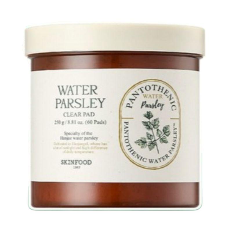 SKINFOOD Pantothenic Water Parsley Clear Pad Toner Pad Set 60pcs