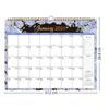 New 2026 Jan.- Dec. Wall Calendar Spiral Binding Flower Pattern Hanging Calendar 12-Month Wall Mount Monthly Calendar Office Use