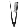 Professional Heat Resistant Styling Comb for Straightening and Smoothing Hair with Ergonomic Non-Slip Handle Suitable for Wet and Dry Use