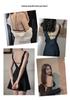 Conjunto de Sujetador sin Aros con Cierre Frontal y Copas Triangulares - Diseño Elegante y Sexy para Mujeres Jóvenes