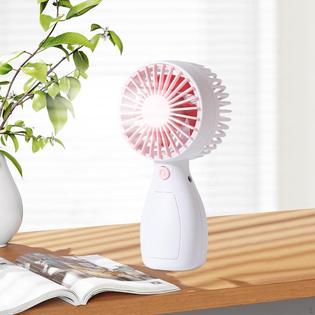 Handheld Fan Portable USB Rechargeable Small Cooling Personal Desktop for Office