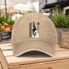 Malinois Dog Washed Baseball Cap Unisex Casual Duckbill Cap for Outdoor Hiking Daily Commuting Street Style