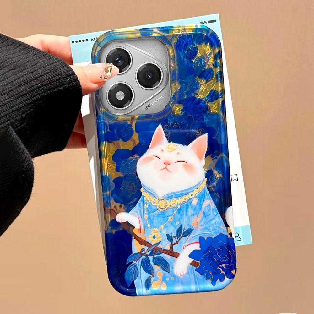 Lucky Cat Vortex Texture Women Phone Case for Honor 400 200 90 Smart Pro X9a X9c X8b X8a X8c X7c X6c Magic7 6 5 70 Lite Cover