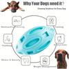 Durable TPR Dog Chew Toy with Squeaker Durable Dog Teething Toy for Small Medium Large Dogs Interactive Training Toy for Teeth Cleaning