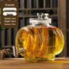 ZISIZ Horizontal Glass Fermentation Jar with Tap
