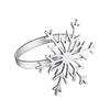 Snowflake Shaped for Xmas,Party,Wedding Napkin Ring Table Decor Napkin Buckle Christmas Supplies
