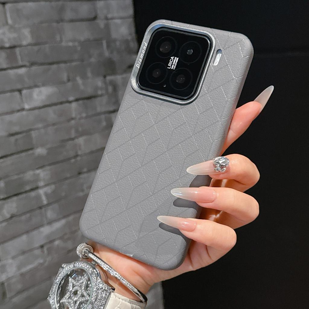 Rubik's Cube Embossed Full Coverage Magnetic Phone Case for 15 Pro - Drop-Proof Protection