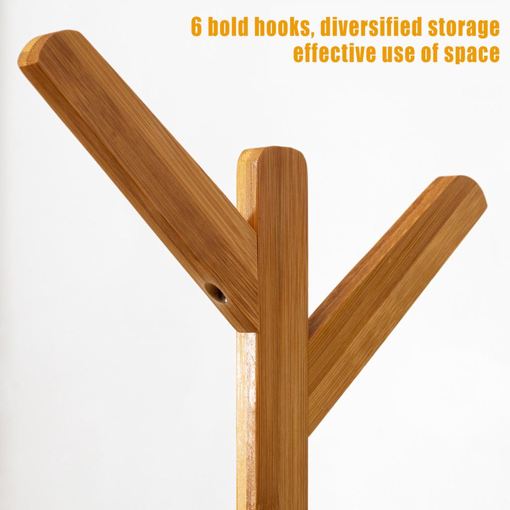 Garderobe aus Bambus, Hut- und Kleiderbgel, bodenstehend, mit Haken, fr  Schlafzimmer, Wohnzimmer, Kleiderstnder, Home-Bekleidungs-Organizer  zu  niedrigen Preisen im Onlineshop Joom kaufen