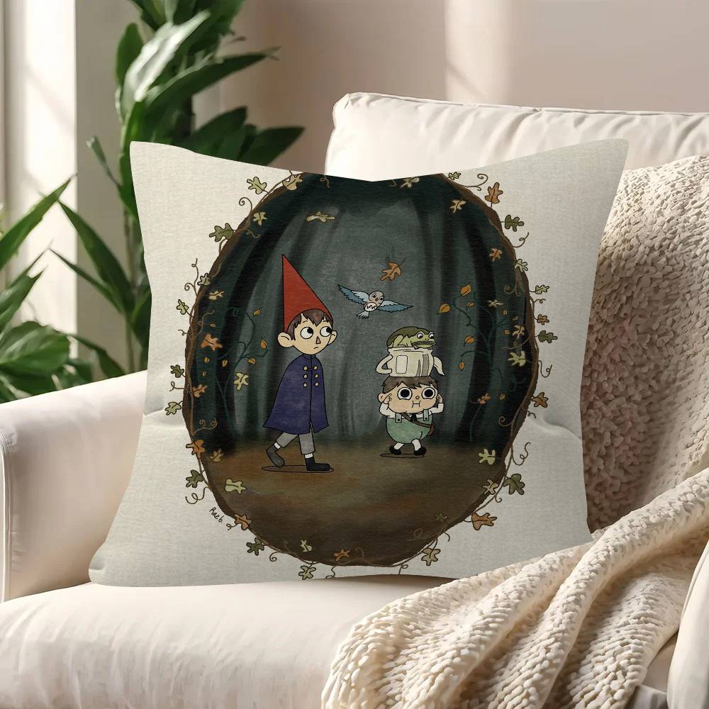 Cartoon O-Over the G-Garden W-Wall  Maple Design Cushion Cover Happy Autumn Harvest decor Holiday Decorati Pillow Cover
