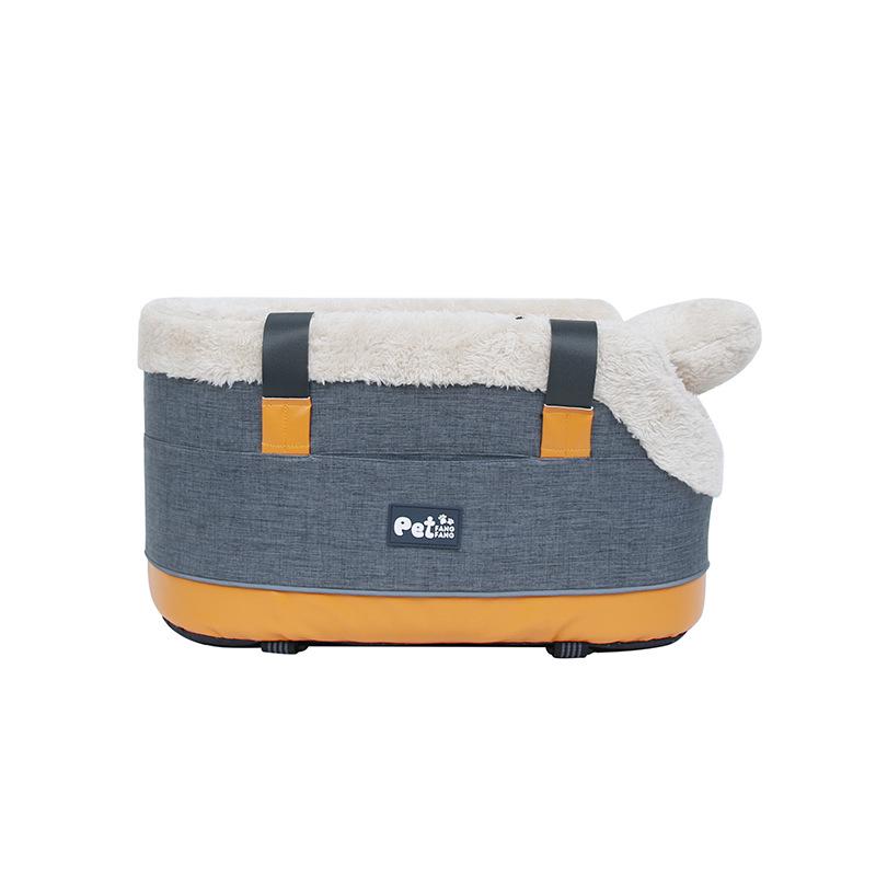 Pet Car Seat Cushion: Portable Safety Nest for Cats and Small Dogs