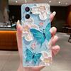 Casing For OPPO A96 CPH2333 Phone Case Soft Case New Design Aesthetic Luxury Fashion Butterfly Flowers Clear Silicone TPU Cover