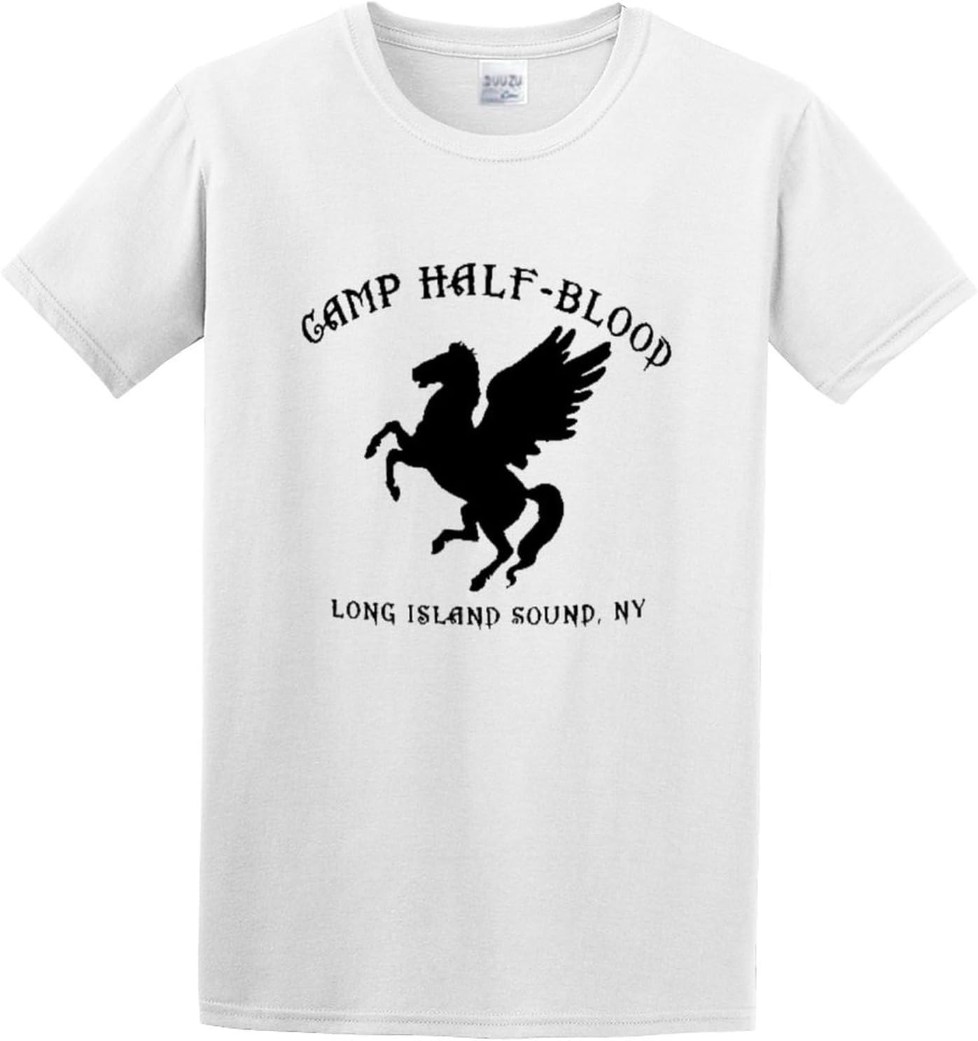 Short Sleeved T-shirtYouth Camp Half Blood T-Shirt Black 4XL белый