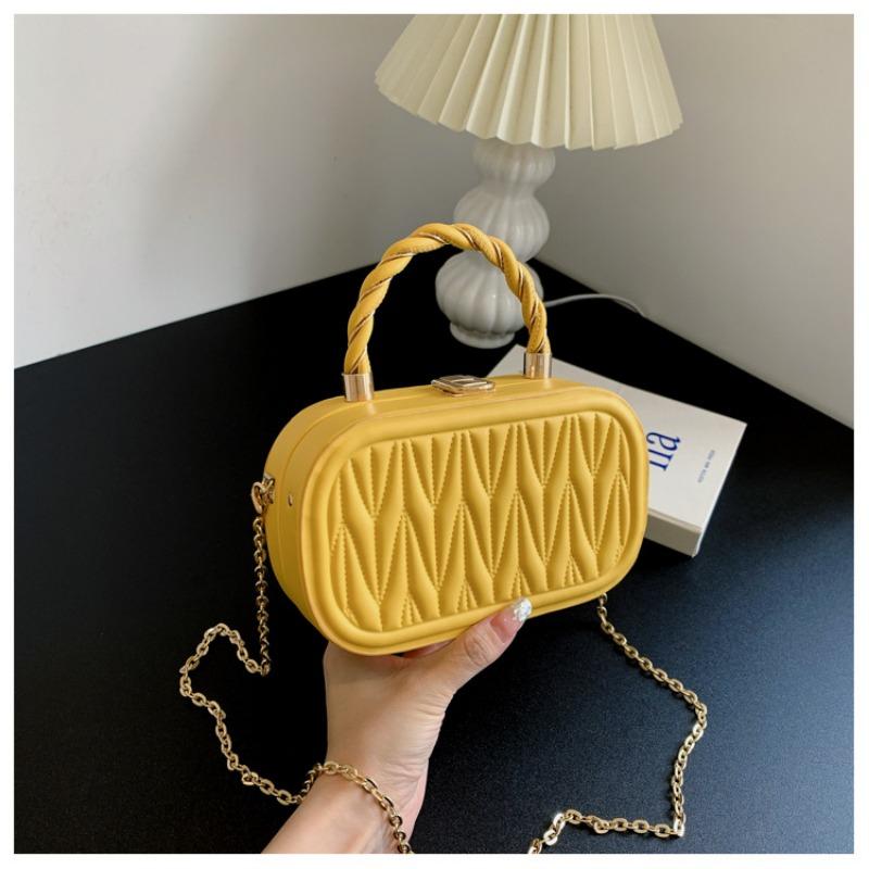 Chain Portable Shoulder Box Bag, New Small Square Bag, Messenger Bag Bag.