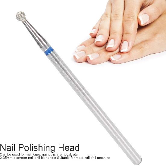 Practical Nail Drill Bits, 50Pcs Nail Polishing Grind Head Replacement Accessory Manicure Tool For Acrylic Gel Nails Cuticle Clean Pedicure