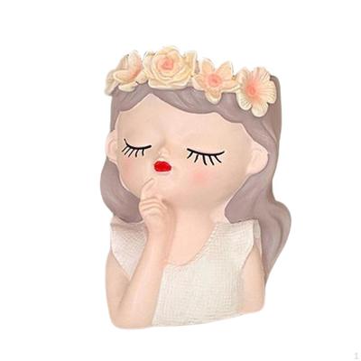 Fairy Head Flower Pot Creative Holder for Photos And Events In Garden Or Balcony