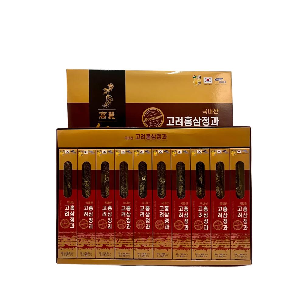6-Year-Old Geumsan Goryeo Red Ginseng Jelly 20 Sets 200 EA 6kg 30g X 10 Pcs 300g 20 Sets