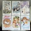 Caticorn Tarot Deck In Rigid Box, 78 Whimsical Watercolor Cat Cards 12*7cm Double-embossed, Indie Deck for Cat Enthusiasts
