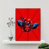 Creepy Spider 5D Diy Diamond Painting Round Diamond Diy Frameless Holiday Artwork Suitable For Home Office Wall Decoration