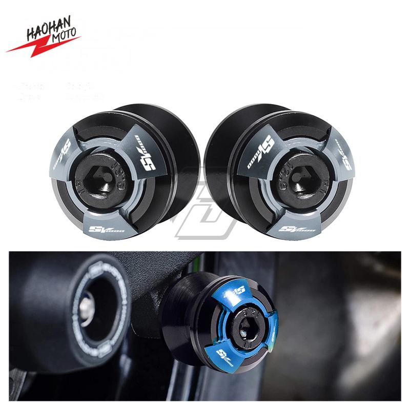 For Suzuki SV1000 SV1000S 2003-2005 Motorcycle Accessories Swingarm Spools Slider Stand Screws