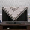 Tablecloth Square Table Cloth Yarn Embroidery Lace Table Cloths For Computer Table Cover Lcd Tv Towels Table Juppe Dust Cover