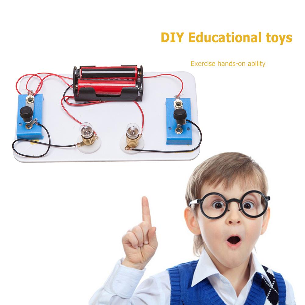 DIY Handmade Electric Circuit Modle Toy Science Educational Toys ...
