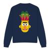 Sesame Street Unisex Adult Bert Nutcracker Christmas Sweatshirt