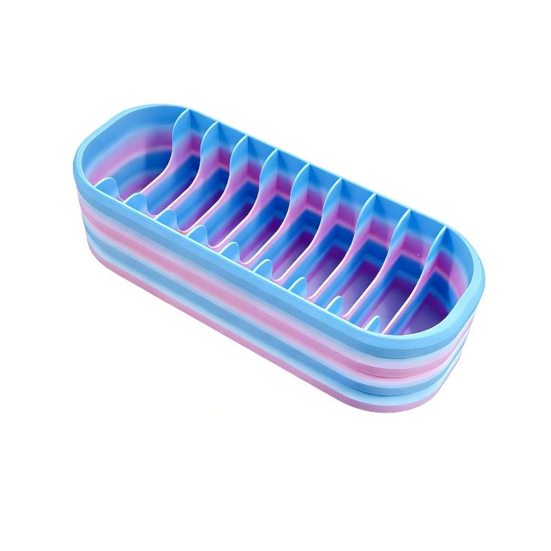 10-Compartment Bead Storage Box With Color-Coded Organizer Durable Craft Container Suitable For Diy Hobbyists Craft Lovers