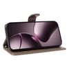 For Honor 400 5G (Global) Stand Case Leaf Shape Magnetic Clasp Leather Phone Cover with Hand Strap