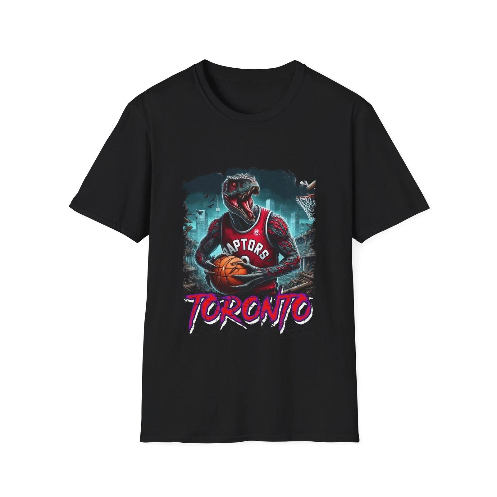 Raptor s Revenge - Toronto Raptors Horror Mashup T-Shirt M