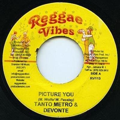 7inch Record TANTO METRO, DEVONTE / RALLY BOP - Picture You / Call Me Reggae Vibes 2004 Jamaica Reggae, Ska & Dub