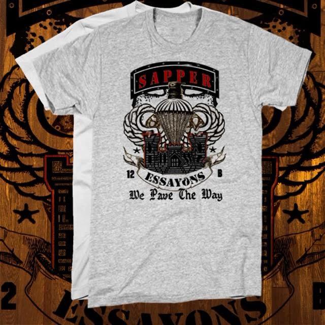 Army combat engineer t-shirt sapper airborne Special Forces ranger military new XL
