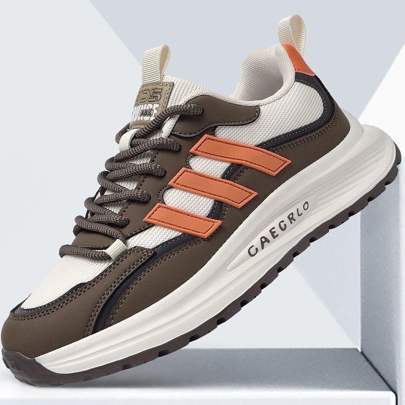 

Мужская обувь осень новая сетчатая дышащая спортивная обувь для бега когда на толстой подошве легкая уличная повседневная модная обувь 44