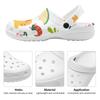 Unisex EVA Beach Shoes Colorful Printed Ventilated Easy Clean Slip On Beach Shoes Pool Area Bathroom Home Walking Shoes Beach Wear