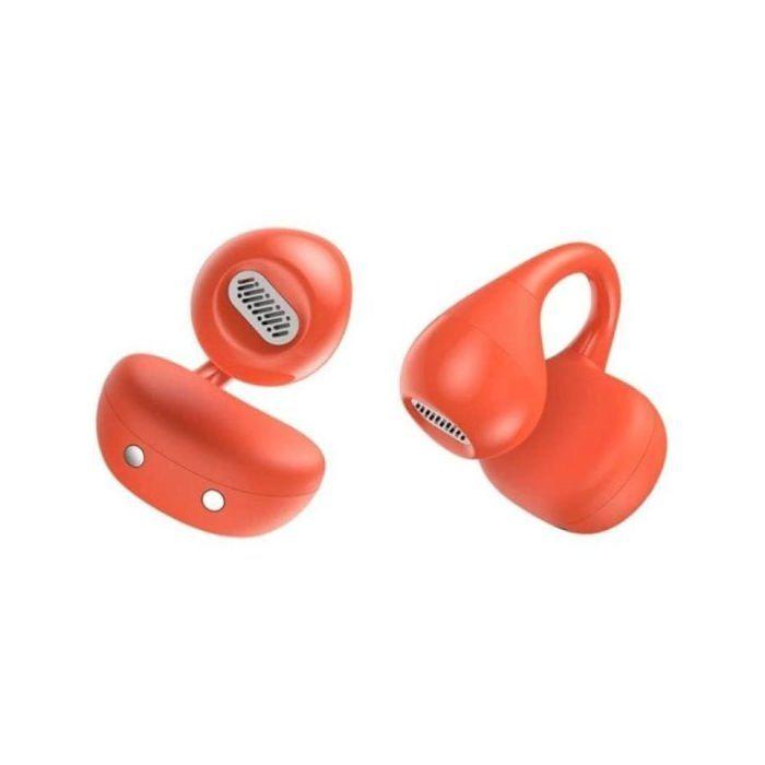 Auriculares SPC inalámbricos Bluetooth 5.4 True Wireless con micrófono y ENC open-ear rojos