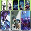 Scaramouche Genshin Impact Phone Case For Samsung Galaxy A20,A21s,A22,A31,A32,A52,A53,A72,73,A80,A91 Soft Black Cover