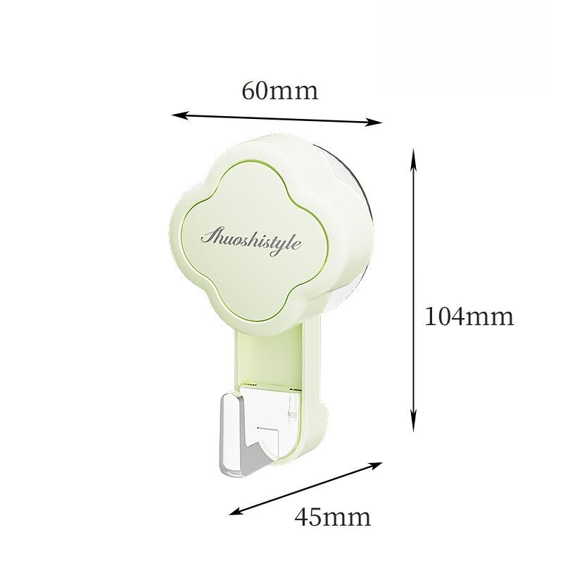 Rotating Suction Cup Hook Free Punching Bathroom Vacuum Non-marking Sticky Hook Bathroom Kitchen Wall Removable Sticky Hook