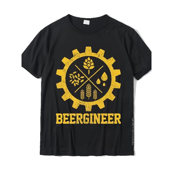 Classic Fashion Men'S Short Sleeve Beer Engineer Homebrew Craft Beer Brewing Gift T-Shirt Tops Tees Brand Stylish Crazy Men'S Summer O-Neck T-Shirts