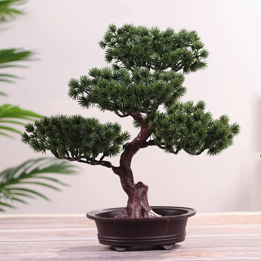 Festival Topfpflanze Simulation Dekor Bonsai Heim Büro Kiefer DIY Schmuck Lebensecht Zubehör Künstlicher Bonsai Bestes Geschenk