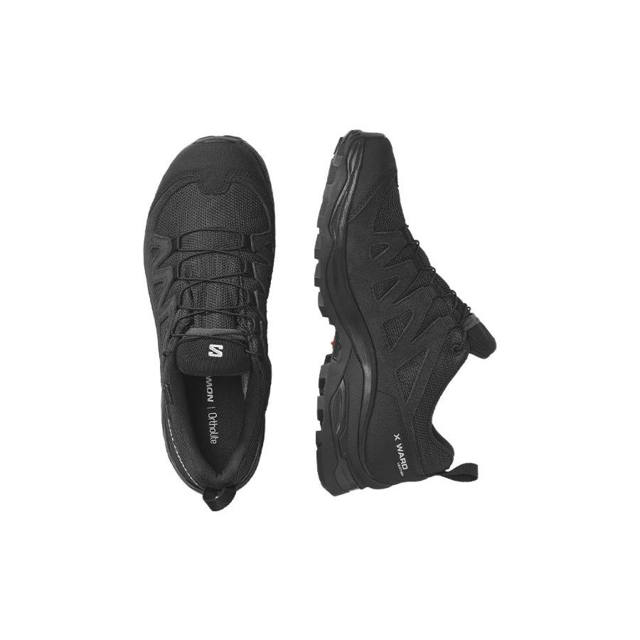 SALOMON X Ward Comfortable Shock Absorbing Non-Slip Durable Low-Top Outdoor Functional Shoes Women Shoes Black 471826
