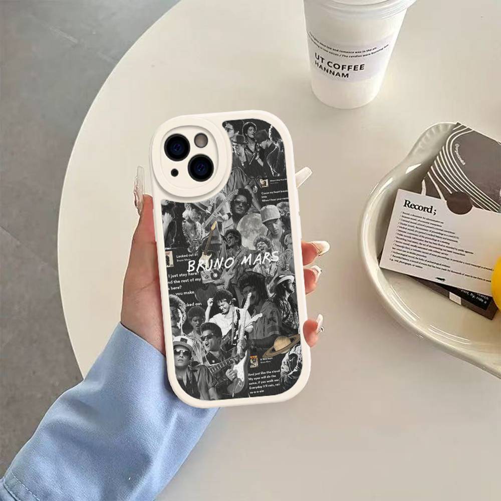 

Famous Bruno Mars The Romantic Leather Phone Case For IPhone 15 14 13 Pro Max 12 11 16 Plus Phone Cover iphone 13promax