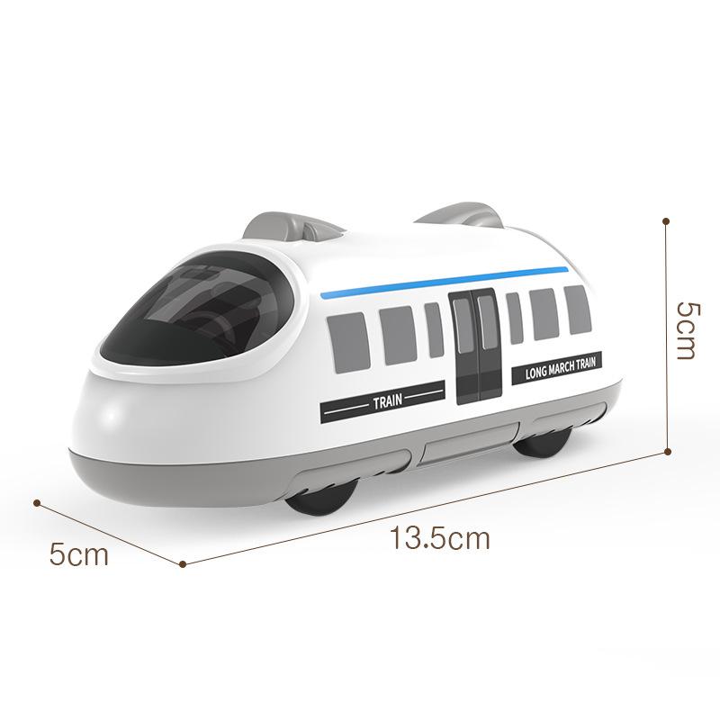 Children'S Inertia Pull-Back Car Simulation High-Speed Rail Train Model Cartoon Dinosaur Animal Baby Toy Car
