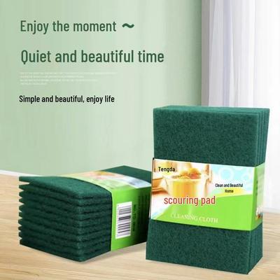 High-Density Dishwashing Sponge & Scrubber Cloth for Stain Removal and Cleaning